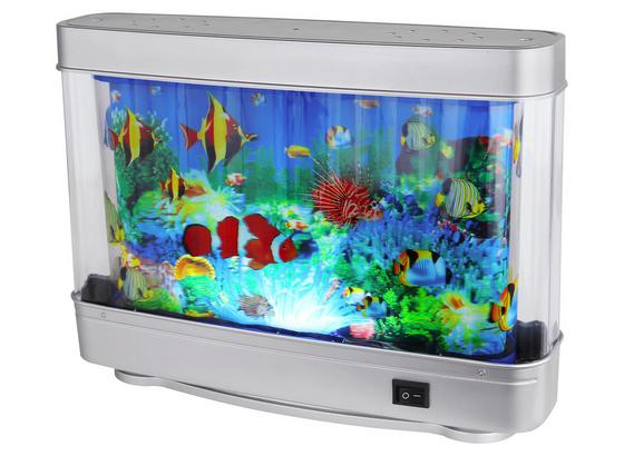 Tischleuchte Aquarium - Klar/Silberfarben, Basics, Kunststoff (31/7,5/23cm) Tischleuchte Aquarium - Klar/Silberfarben, Basics, Kunststoff (31/7,5/23cm)