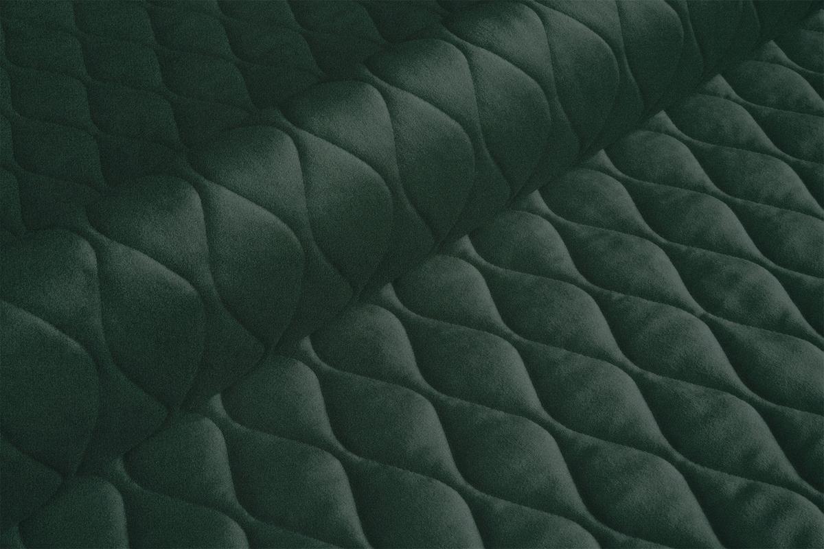 2-Sitzer-Sofa Mit Schlaffunktion Empoli Grün - Goldfarben/Grün, Design, Textil (235/96/104cm) - MID.YOU