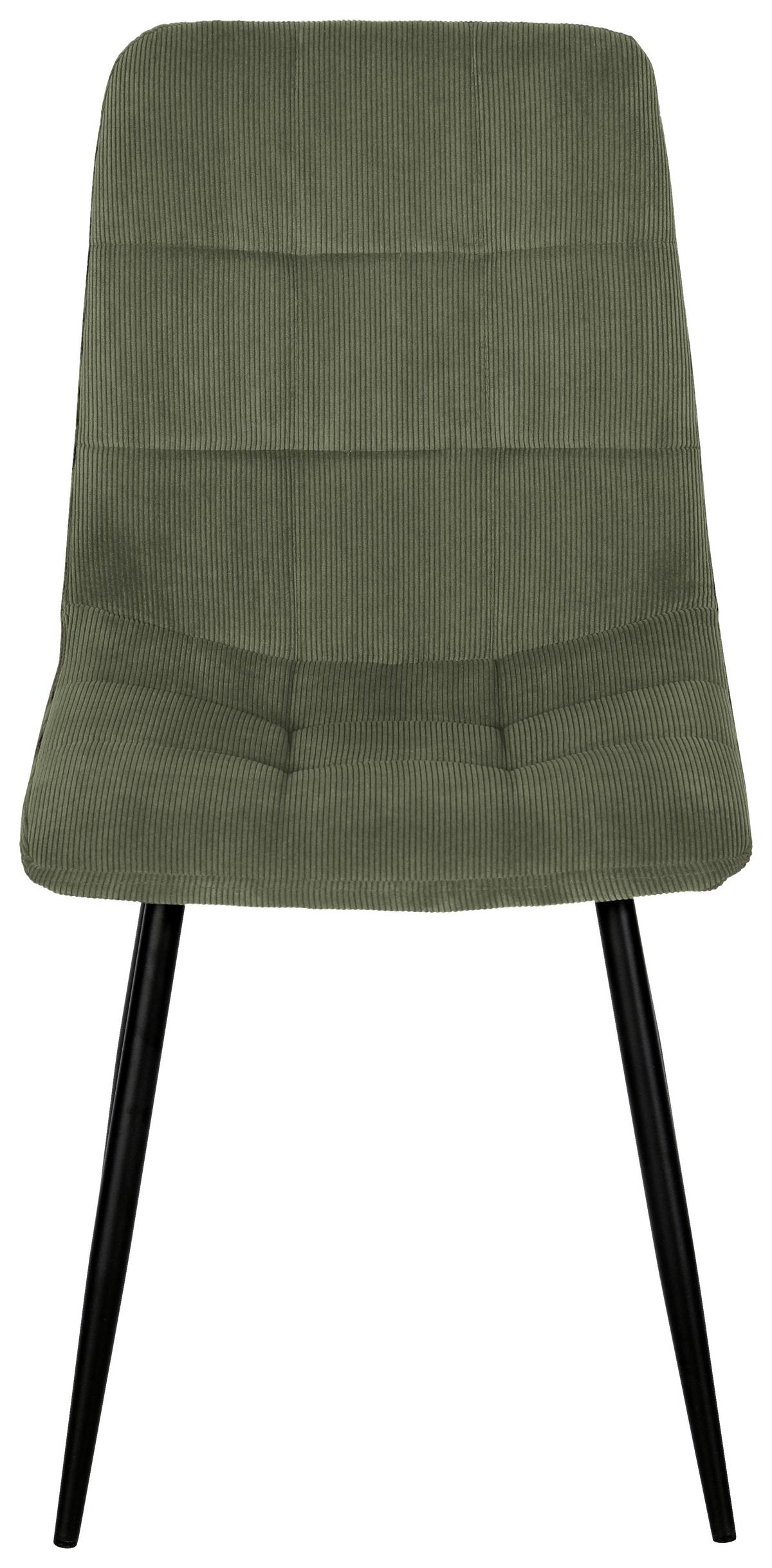 STOLIČKA NINO - čierna/zelená, Modern, kov/drevo (45/87/57cm) - Mömax