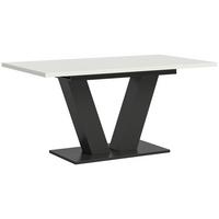 Ausziehtisch Marlon 150 Azq Grau/Weiß Auf 190cm ausziehbar - Weiß, Trend, Holzwerkstoff (150-190/90/75cm) - MID.YOU