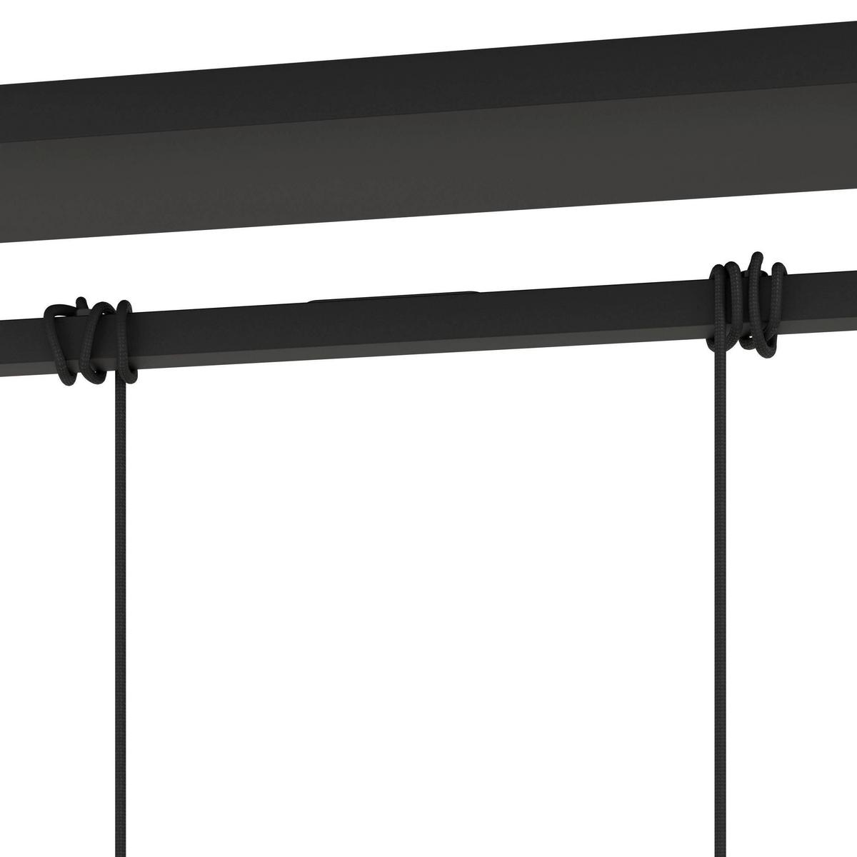 ZÁVĚSNÉ SVÍTIDLO BOGOTA - černá, Basics, kov (77/16/150cm) - Eglo