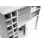 Bartisch Planter L: 110cm Hellgrau/Weiß - Chromfarben/Hellgrau, MODERN, Holzwerkstoff/Metall (110/48/100cm) - Hom`in Bartisch Planter L: 110cm Hellgrau/Weiß - Chromfarben/Hellgrau, MODERN, Holzwerkstoff/Metall (110/48/100cm) - Hom`in
