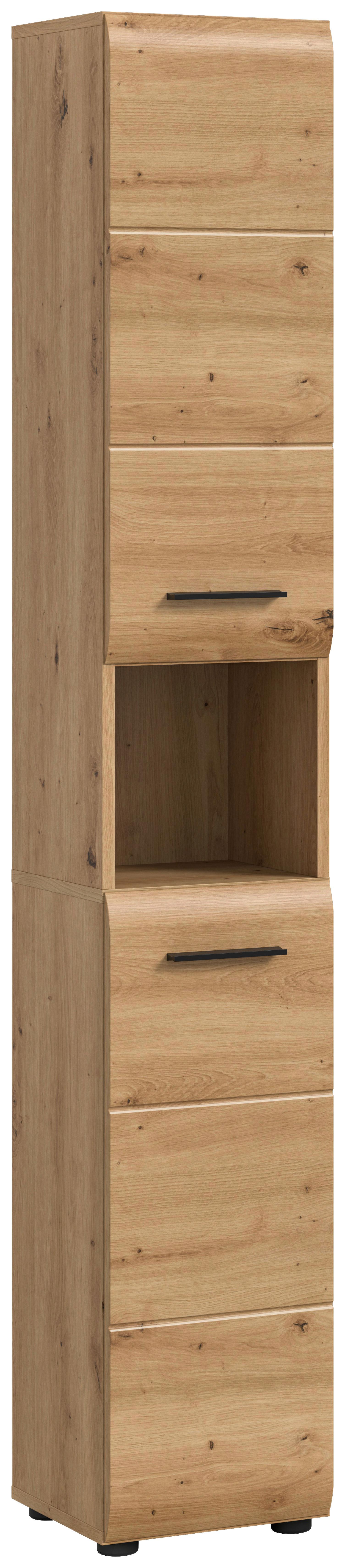 Hochschrank Ice Eiche Artisan Dekor B: 30cm