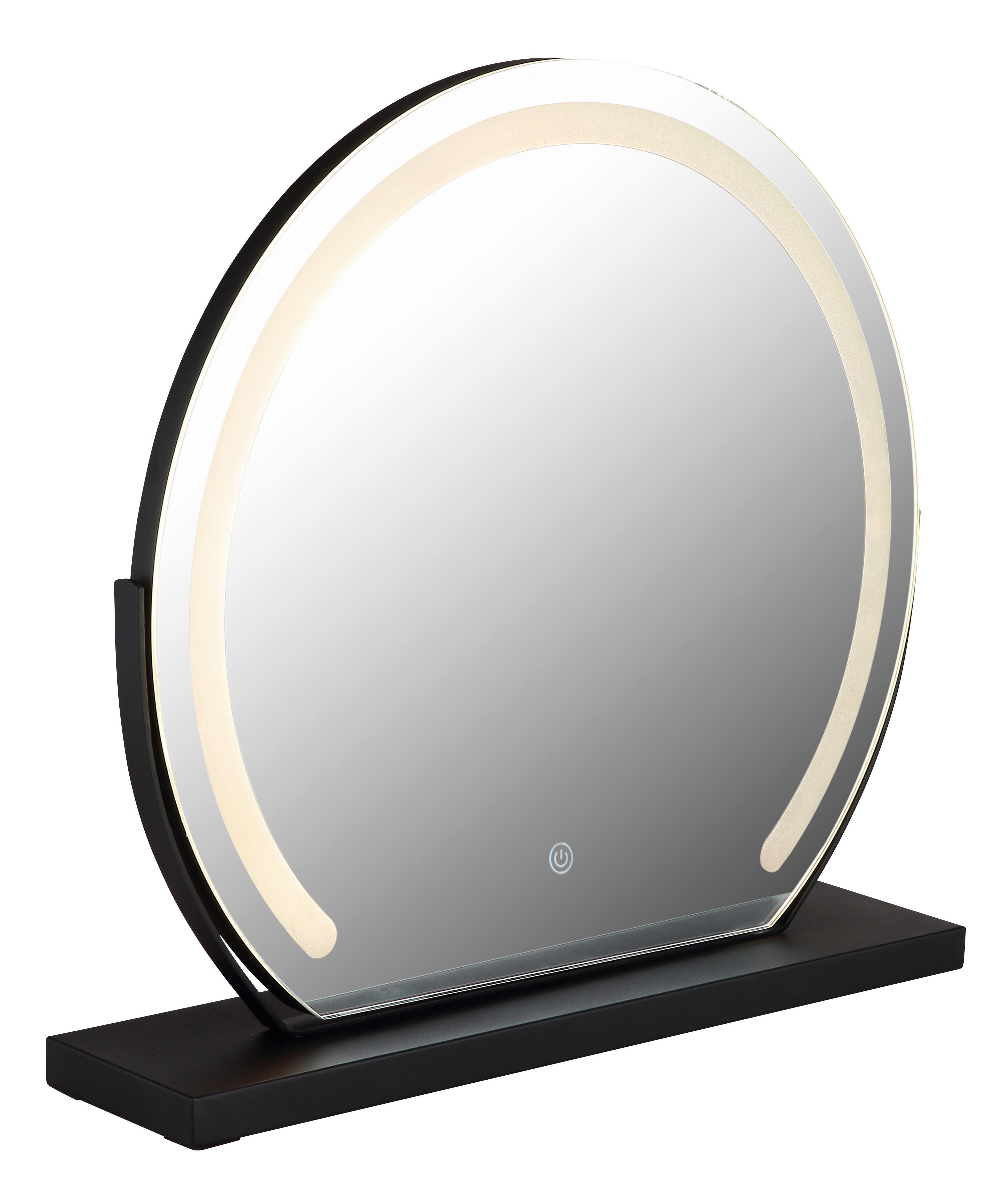 Leuchtspiegel 84038 - Basics, Glas/Kunststoff (52/48,5/12cm) - Globo