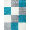 Hochflor Teppich Türkis Life 60x110 cm - Türkis, KONVENTIONELL, Textil (60/110cm) - Novel