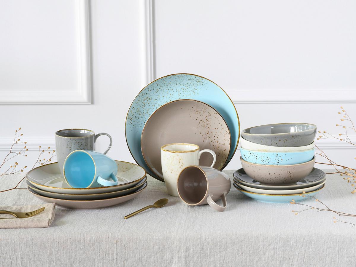 Kombiservice für 4 Personen Nature Skandinavia - Multicolor, Trend, Keramik - Creatable
