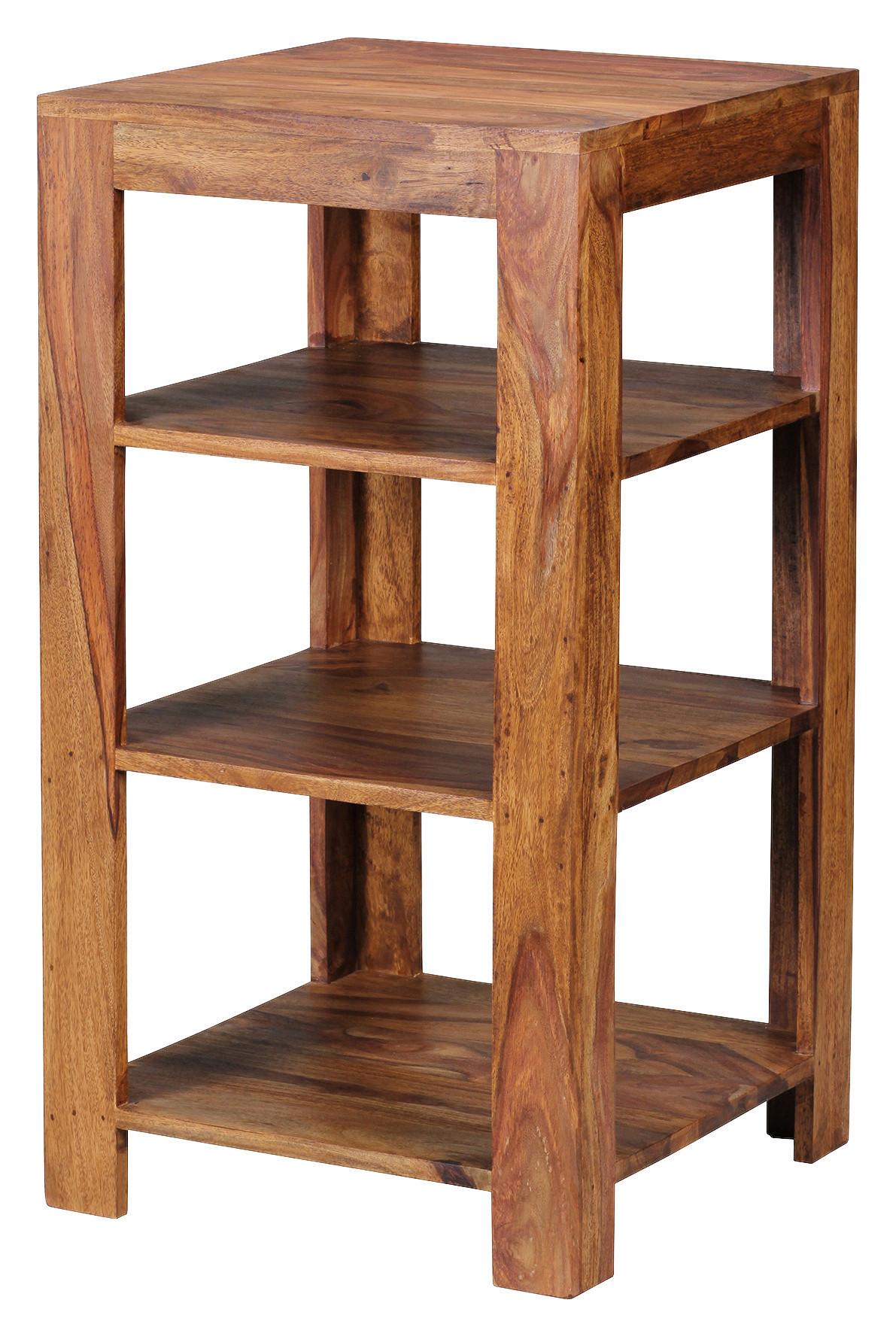 Regál mumbai masív - barvy sheesham, Moderní, dřevo (44/80/44cm) - MID.YOU