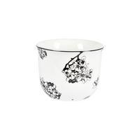 Šálek na čaj Shiva, 80ml - bílá/černá, Lifestyle, keramika (8,3/6,5cm) - Premium Living