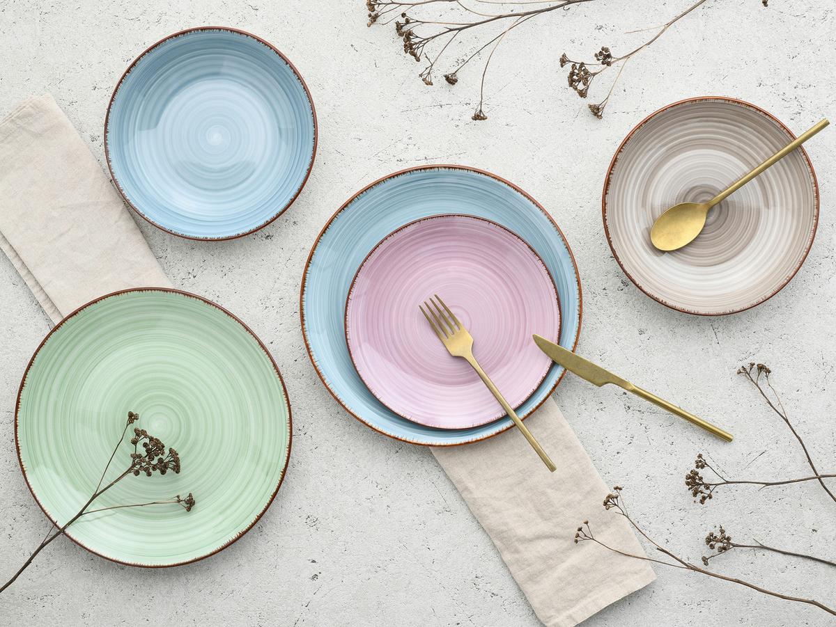 Tafelservice Samba Bunt Multicolor 12--Teilig - Multicolor, Basics, Keramik - Creatable