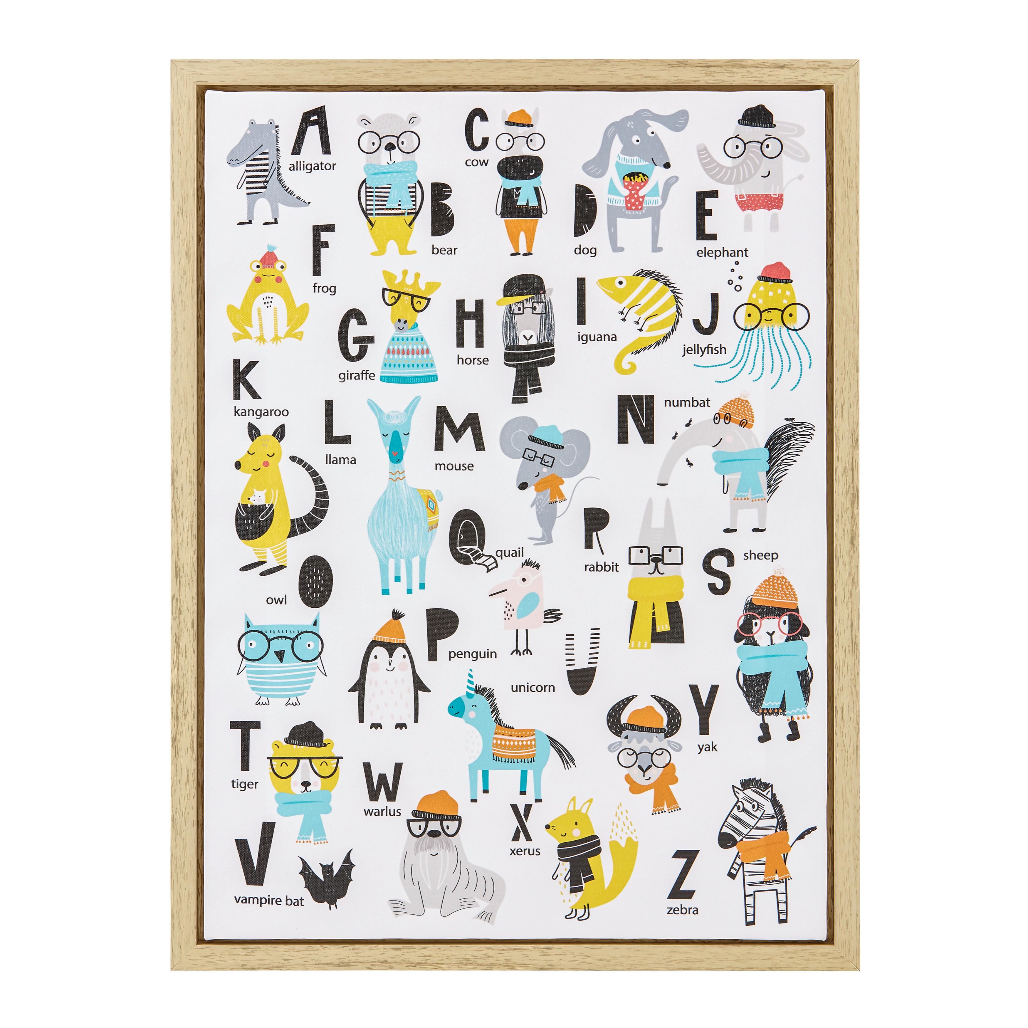 Obraz World Map Animal 45x60x2,7 Cm - viacfarebná/svetlohnedá, Moderný, kompozitné drevo/textil (45/60/2,7cm) - Bessagi Home
