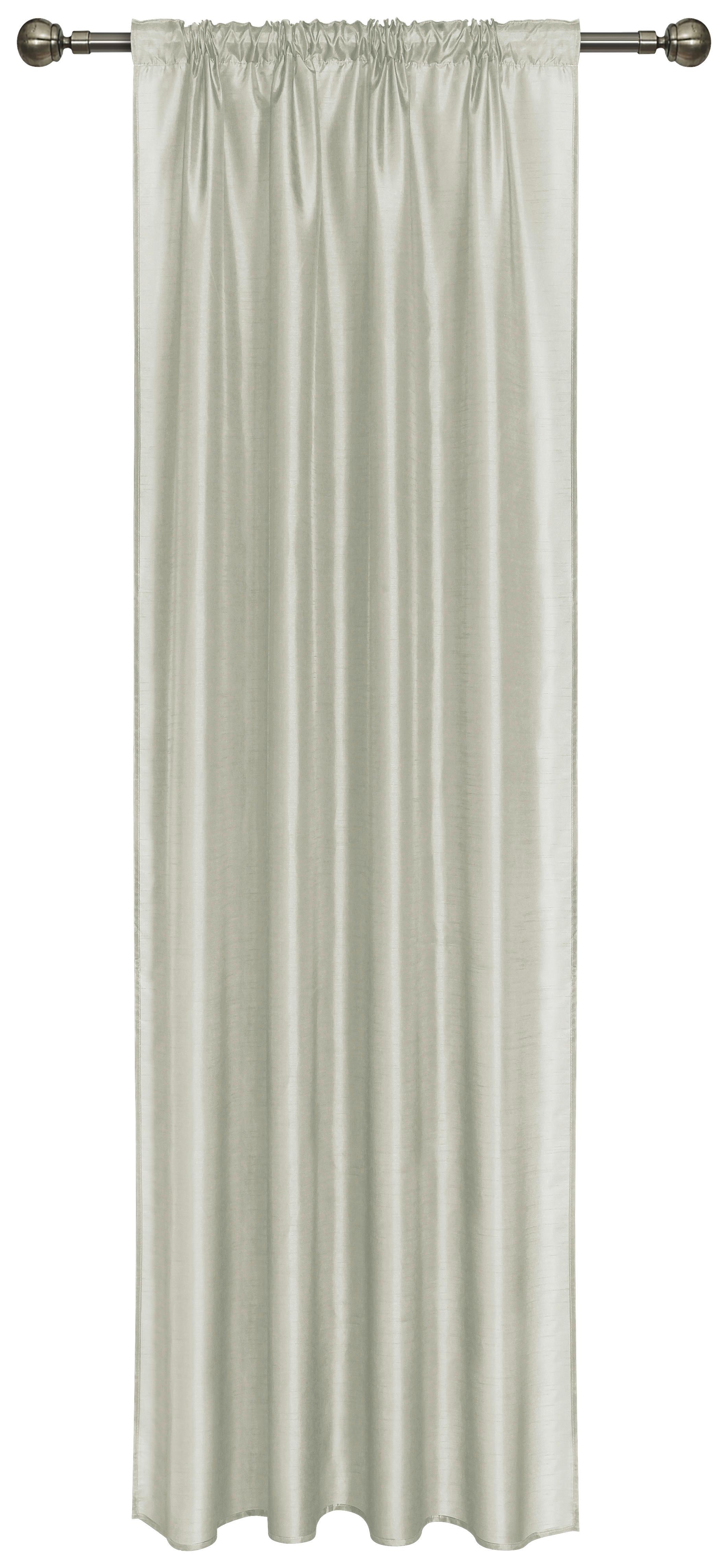 Vorhang mit Multifunktionsband Ulla 140x245 cm Beige - Beige, ROMANTIK / LANDHAUS, Textil (140/245cm) - James Wood