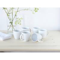 Kaffeebecher Porzellan 300 Ml 6 Stk. Victoria - Weiß, Basics, Keramik - Creatable