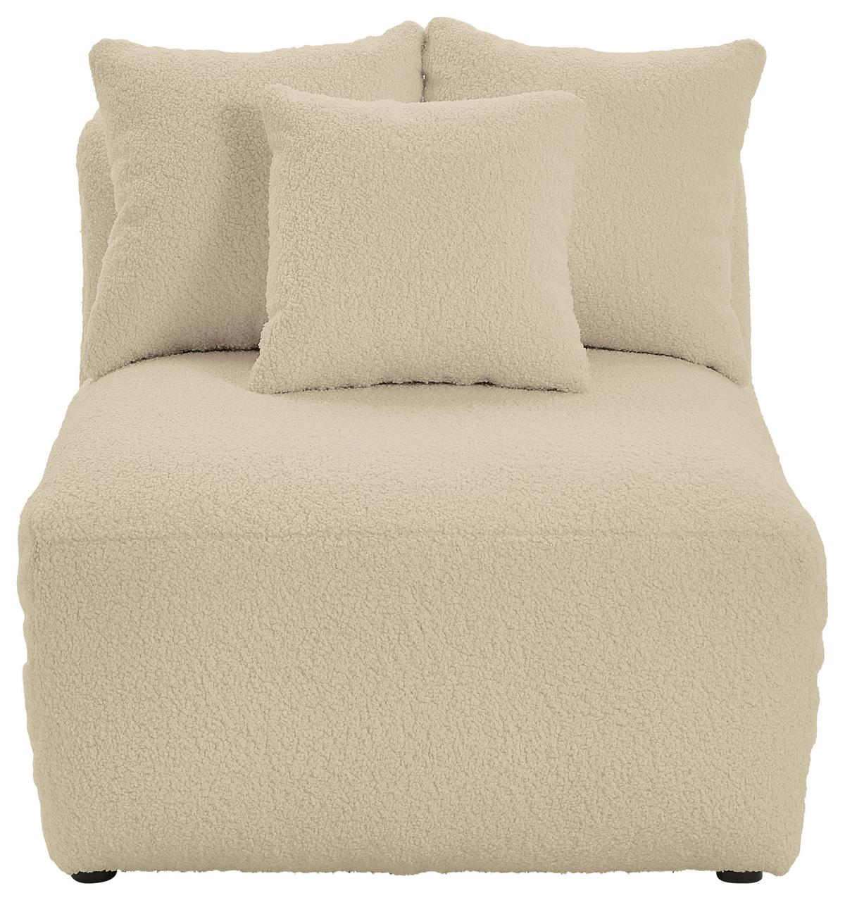 Modul Sofa Bloom B: 85 Cm Beige - Beige, Trend, Textil (85/70/122cm) - Livetastic