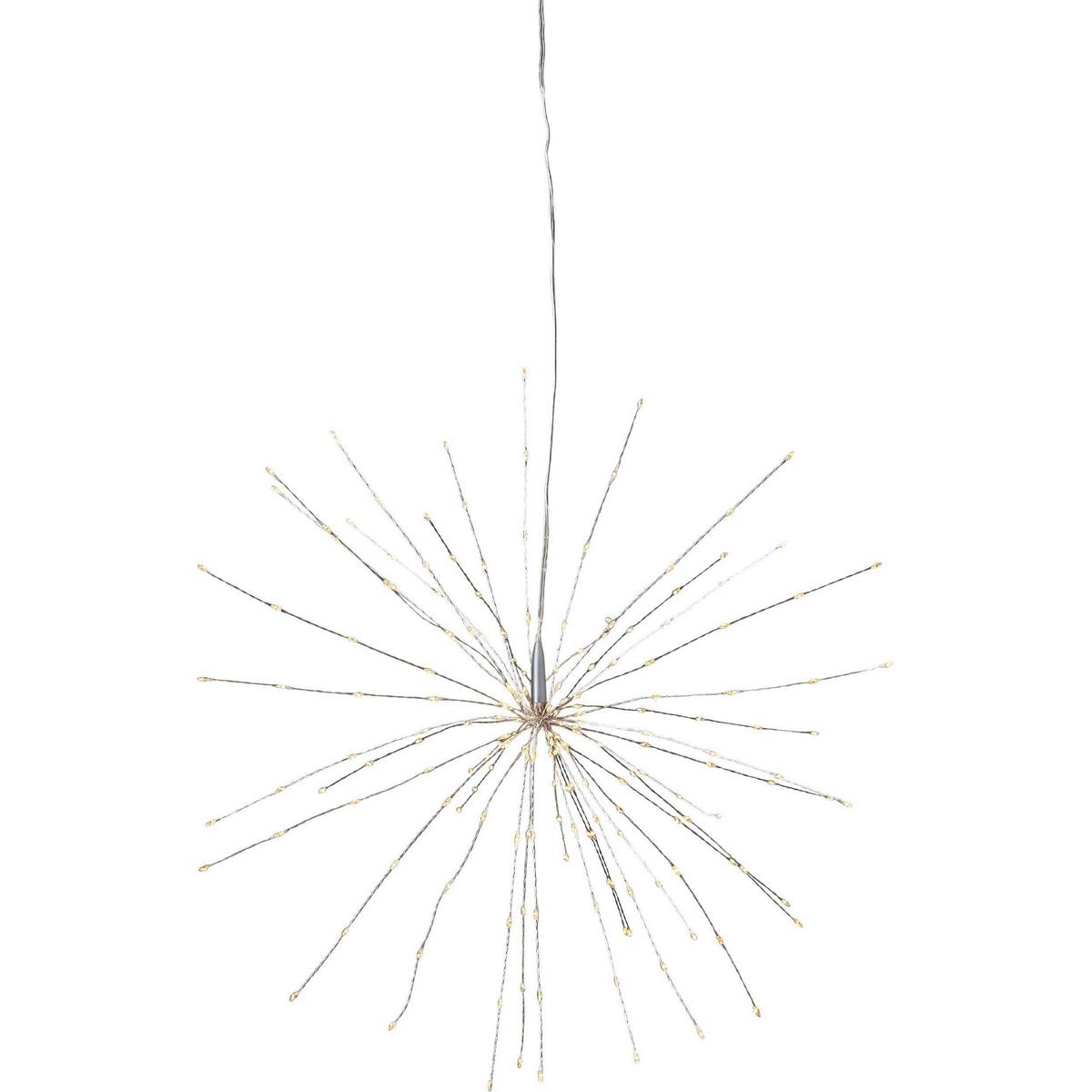 LED-Dekoleuchte 411427_fire - Transparent/Silberfarben, Basics, Kunststoff/Metall (45/45cm) - Eglo