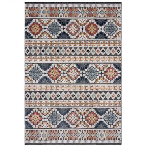 Outdoorteppich Aster Dunkelblau B: 120 cm - Dunkelblau, Basics, Textil (120/170cm)