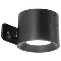 NÁSTENNÉ LED SVIETIDLO RIG1 - čierna, Modern, kov/plast (9,3/7,5/5,2cm) - Mömax