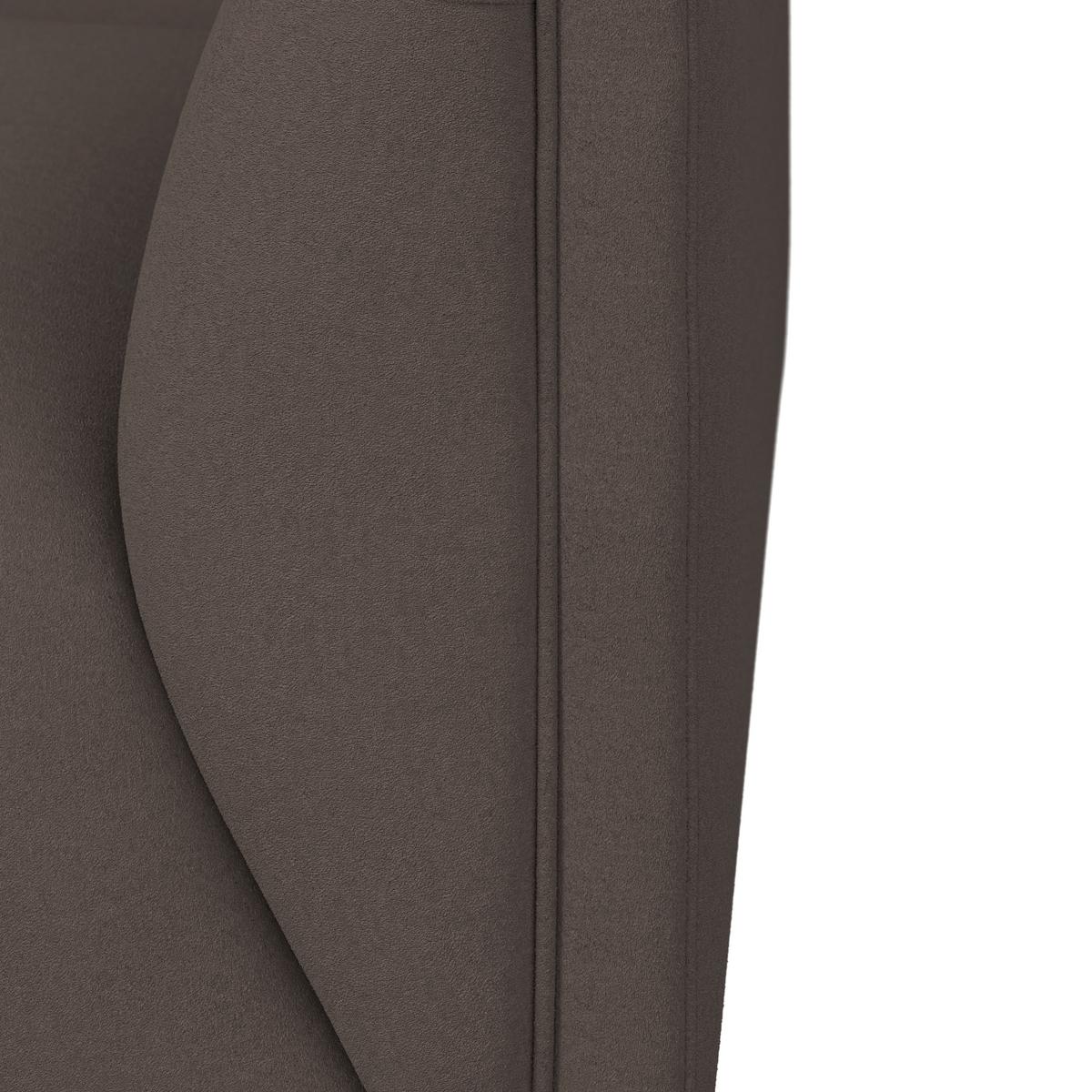 Pohovka HEVI, mokka samet, max. 360 kg - černá/přírodní barvy, Moderní, dřevo/textil (197/73/86cm) - Bessagi Home