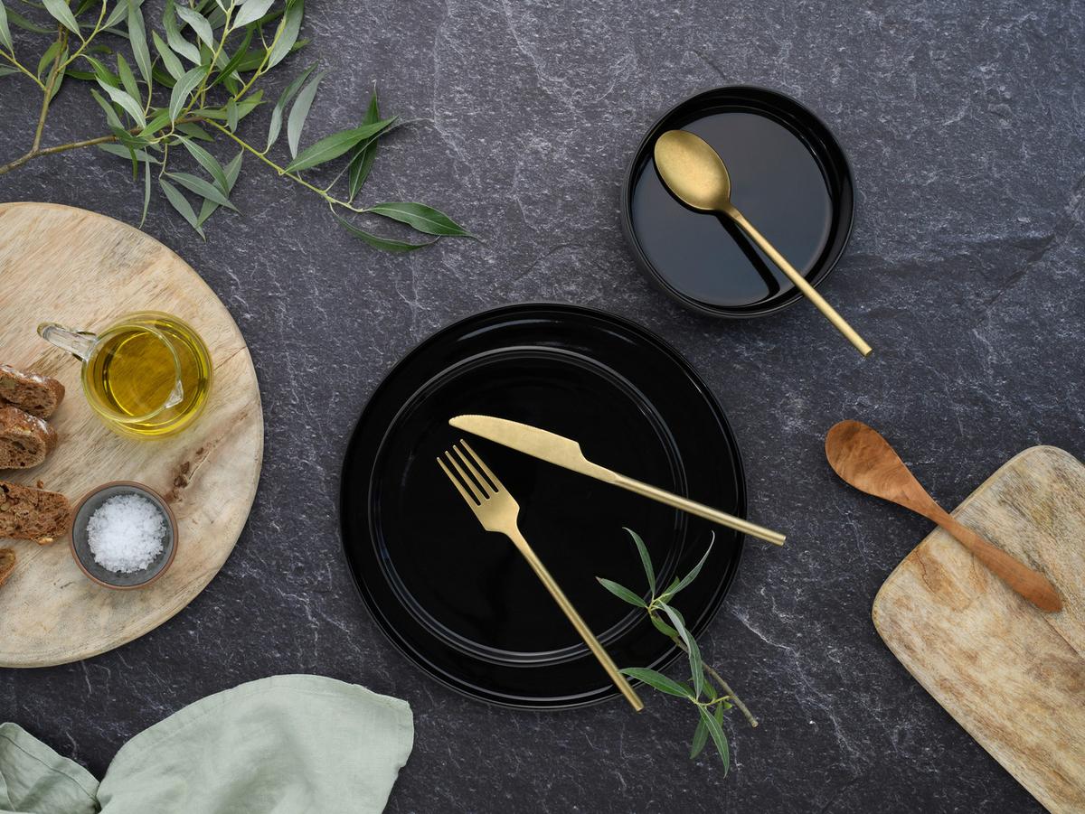 Kombinovaná souprava FUTURO BLACK, 8-dilná - černá, Trend, keramika - Creatable