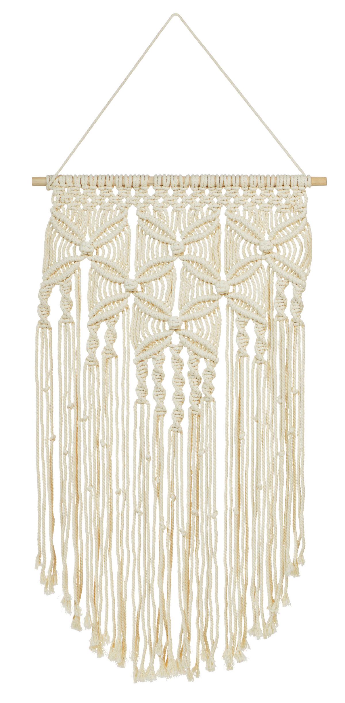 Fali Dekoráció Ebony - fehér, Basics, textil (40/80cm) - Luca Bessoni