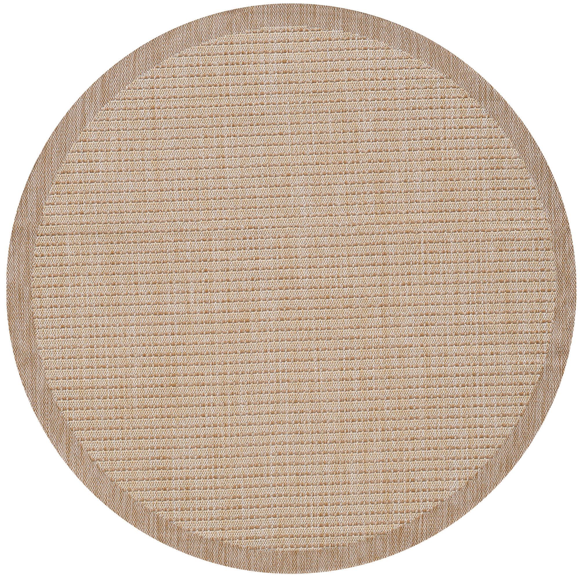 Outdoorteppich Giza 120 X 120 1410 Beige - Beige, Basics, Textil (120cm) - Novel