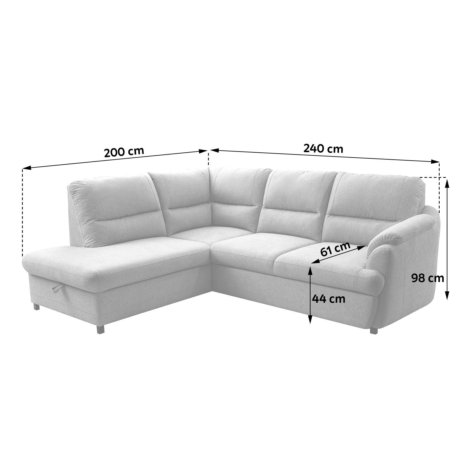 Coltar Gusto Ecru S: 200x240 Cm - Ecru/Greige, Basics, Textil (200/240cm)