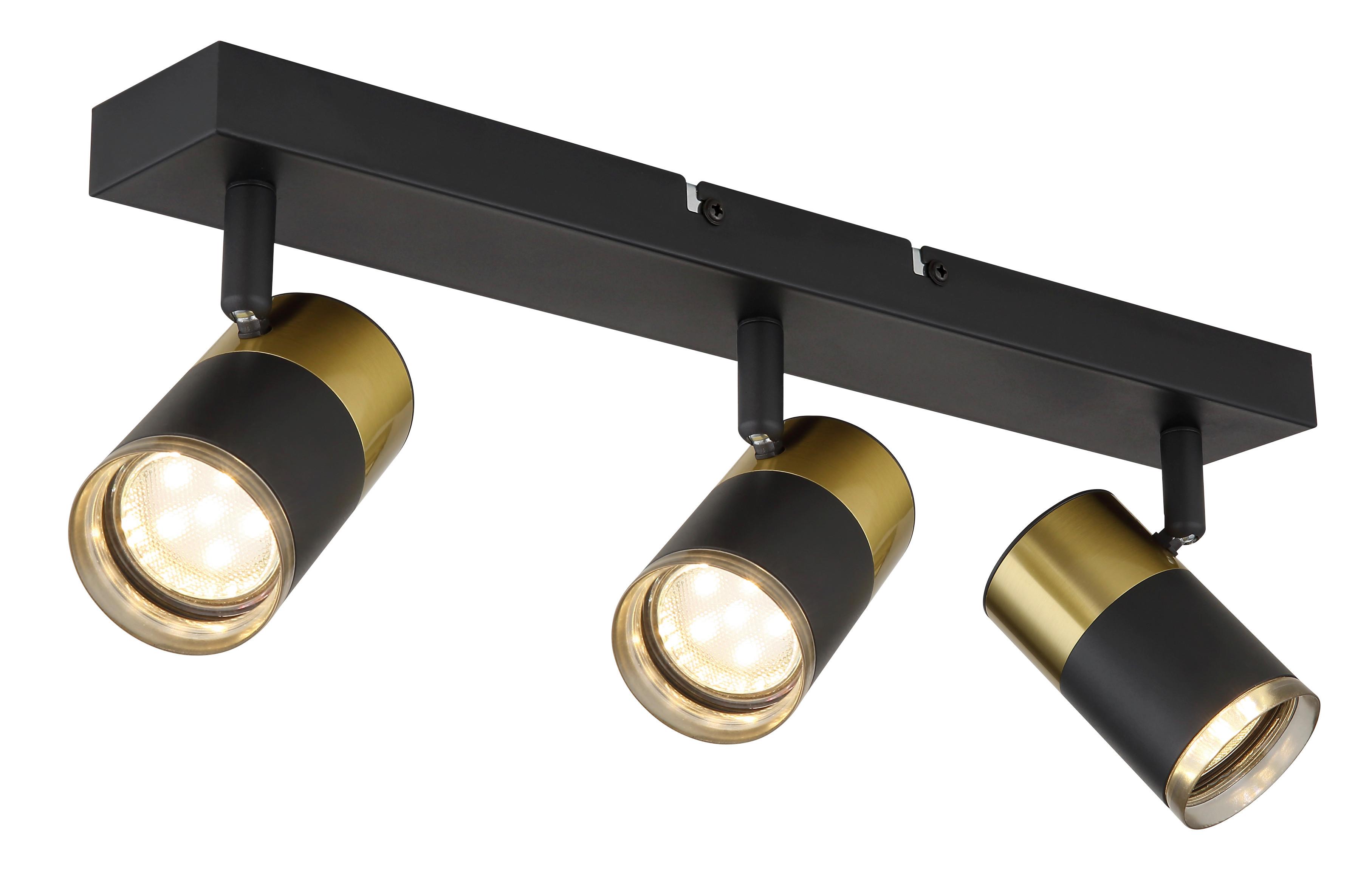 Strahler 57850-3 - Dunkelgrau/Schwarz, Design, Kunststoff/Metall (41/6/12cm) - Globo