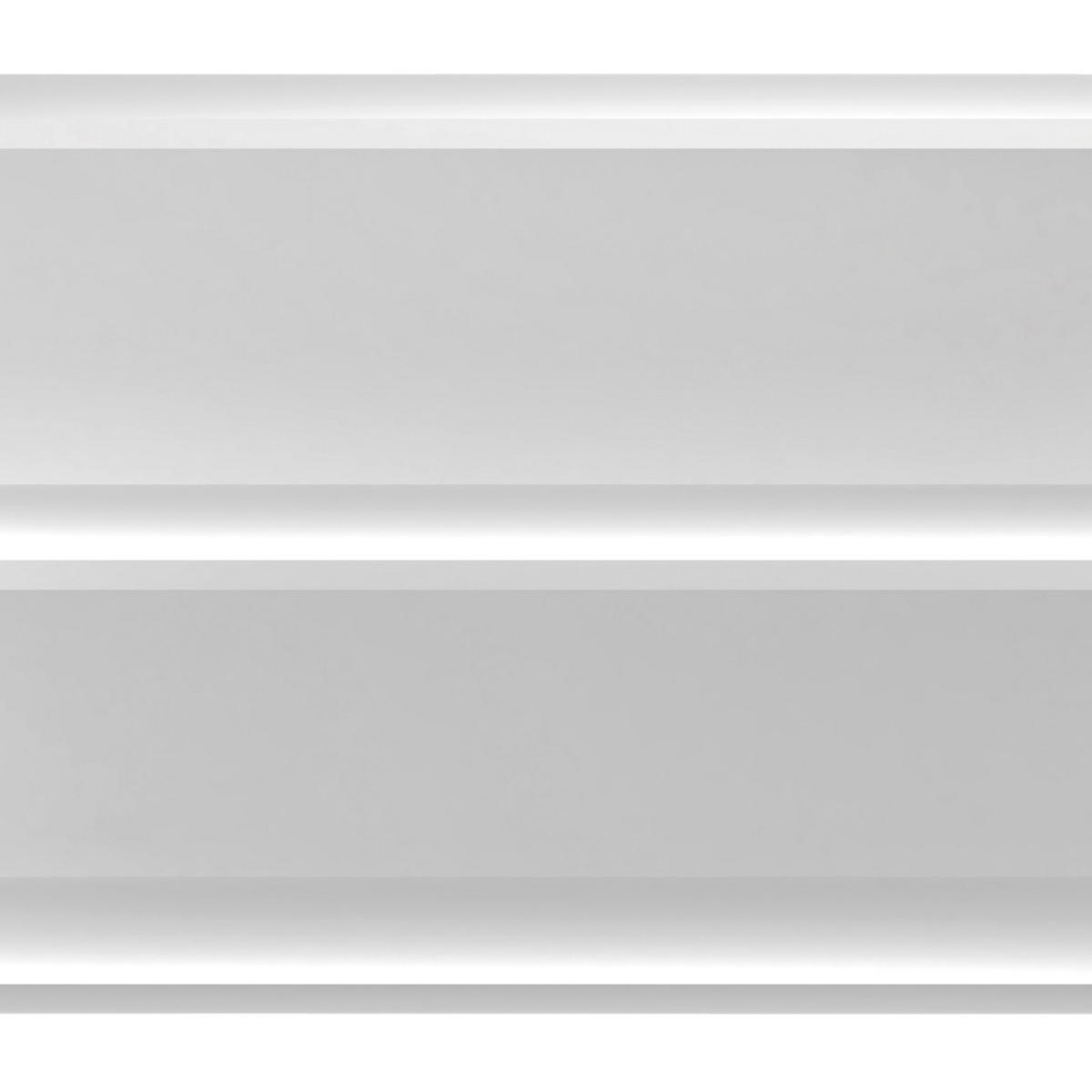 Kuchyňská Horní Skříňka Samoa  H 100 - bílá/barvy dubu, Konvenční, kompozitní dřevo/plast (100/54,8/32cm)