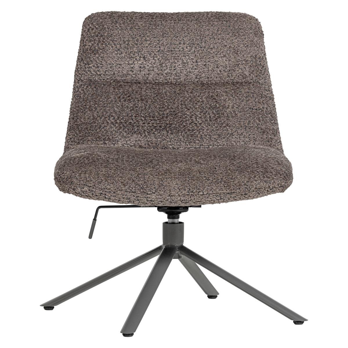 SESSEL Soren Braun B: 73cm - Braun, MODERN, Textil/Metall (73/82/62cm) - Livetastic