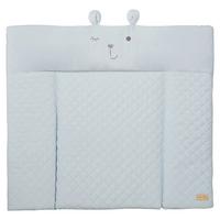Prebaľovacia podložka BEAR BLAU, 85x75 cm - svetlomodrá, Konventionell, textil (85/4/75cm)