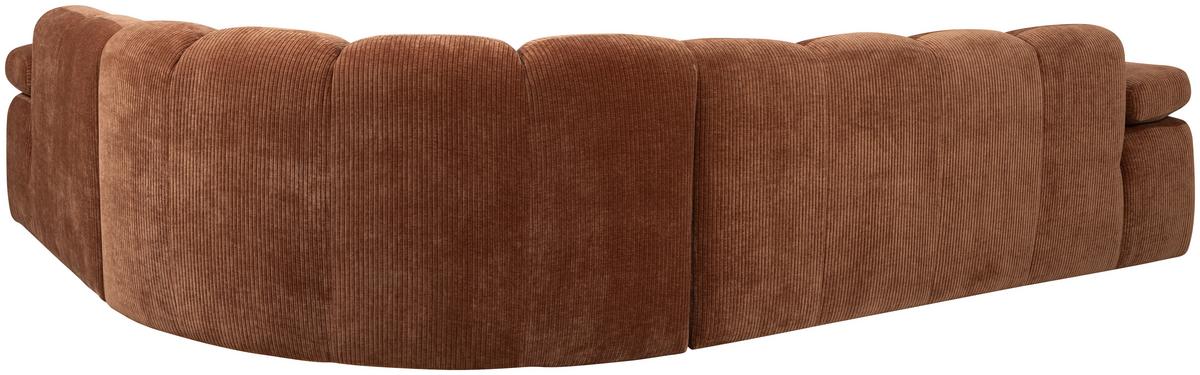 Ecksofa Mojo Rostfarben S: 310x230 Cm - Rostfarben, Design, Textil (310/230cm) - Livetastic