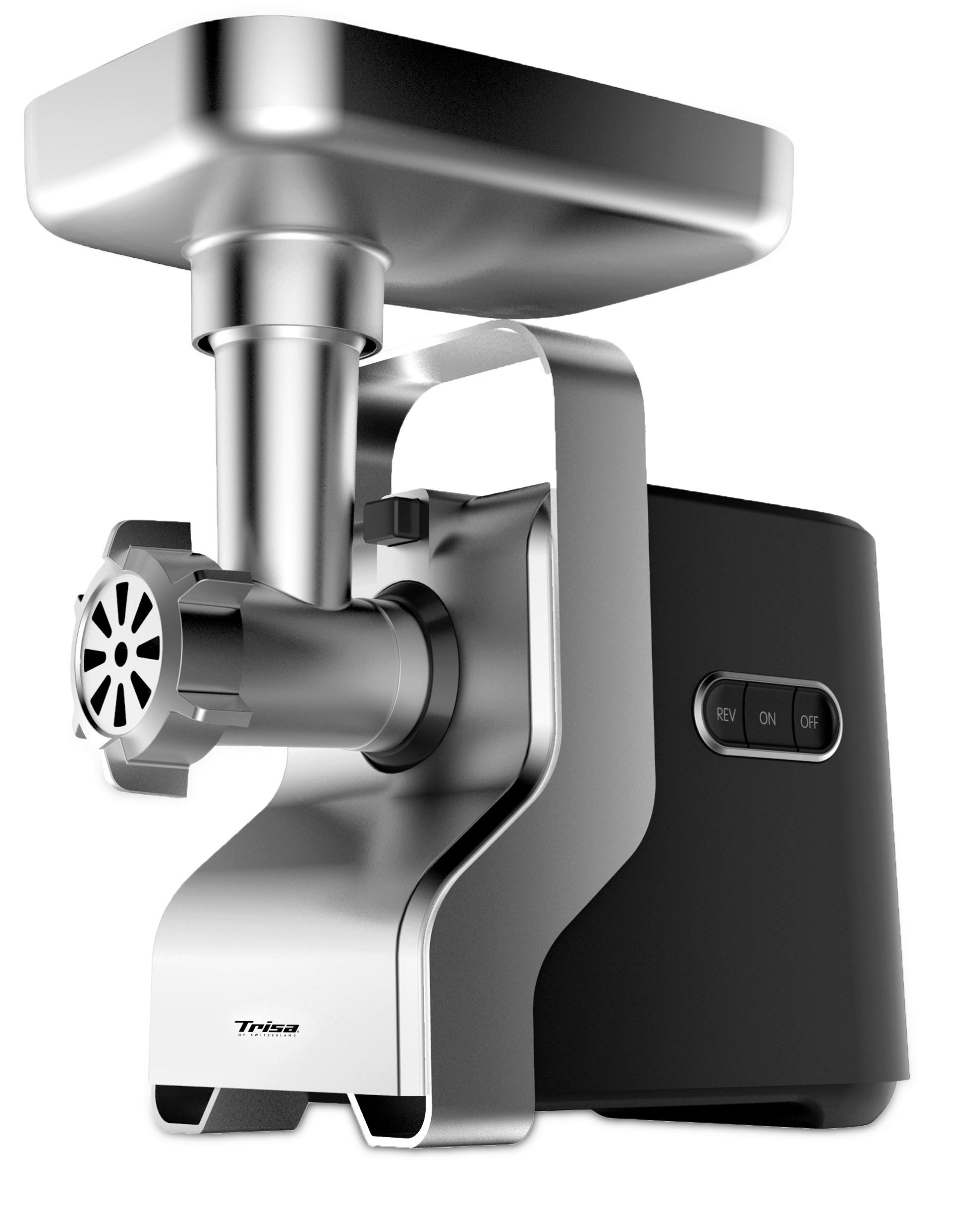 Fleischwolf Vario Grinder Edelstahl, 500 W - Edelstahlfarben, MODERN, Metall (16,5/34,5/31,5cm) - Trisa Electronics