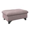 Hocker Gemini Rosa, B: 108cm - Chromfarben/Rosa, KONVENTIONELL, Textil (108/46/108cm)
