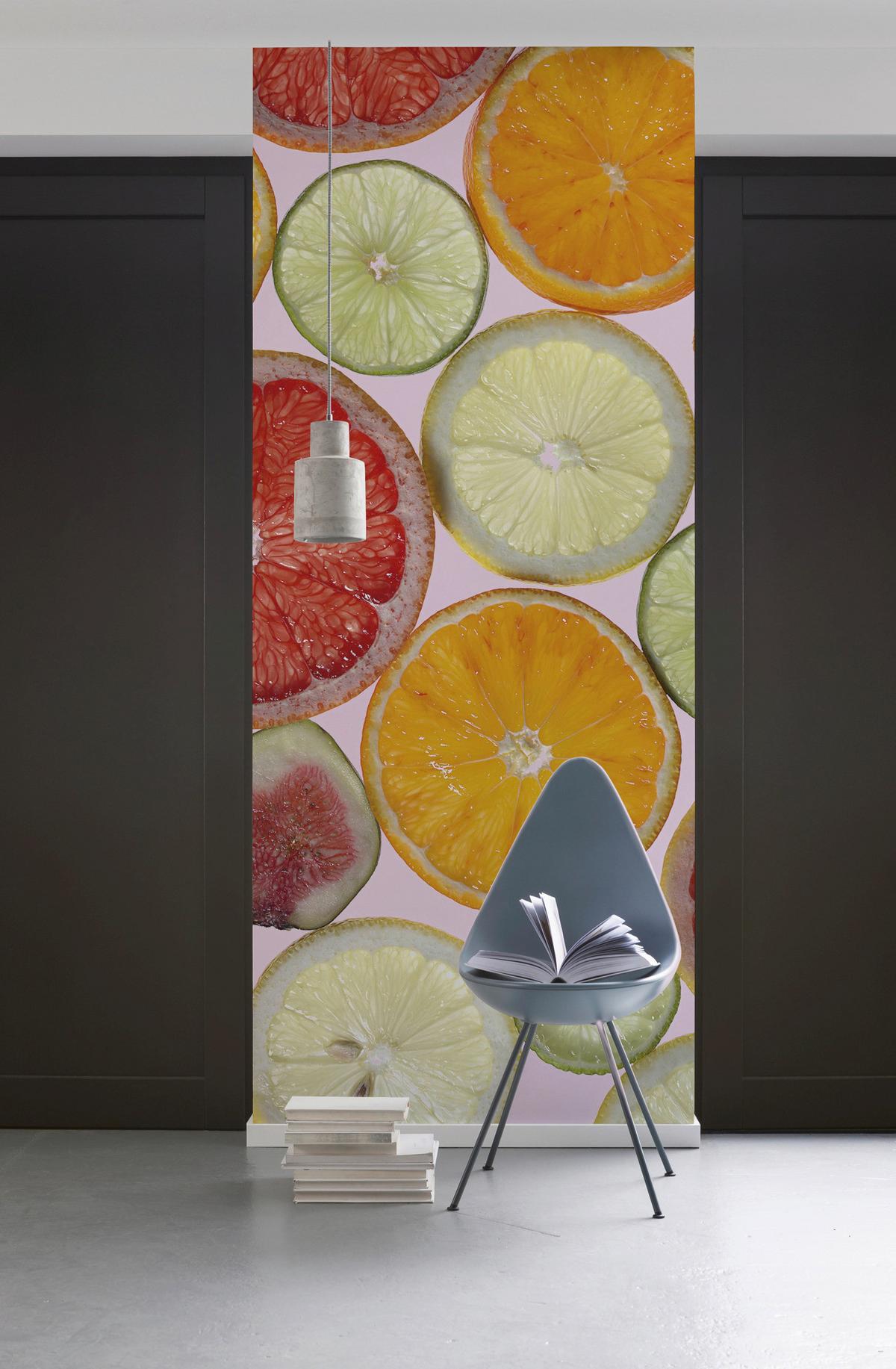 Vliestapete Fresh - Multicolor, Basics (100/280cm) - Komar
