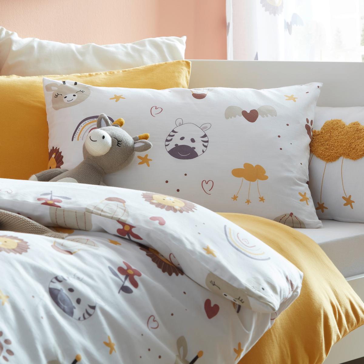DĚTSKÉ POVLEČENÍ Sandy, 40/60+100/135cm - bílá, Moderní, textil (100/135cm) - Premium Living