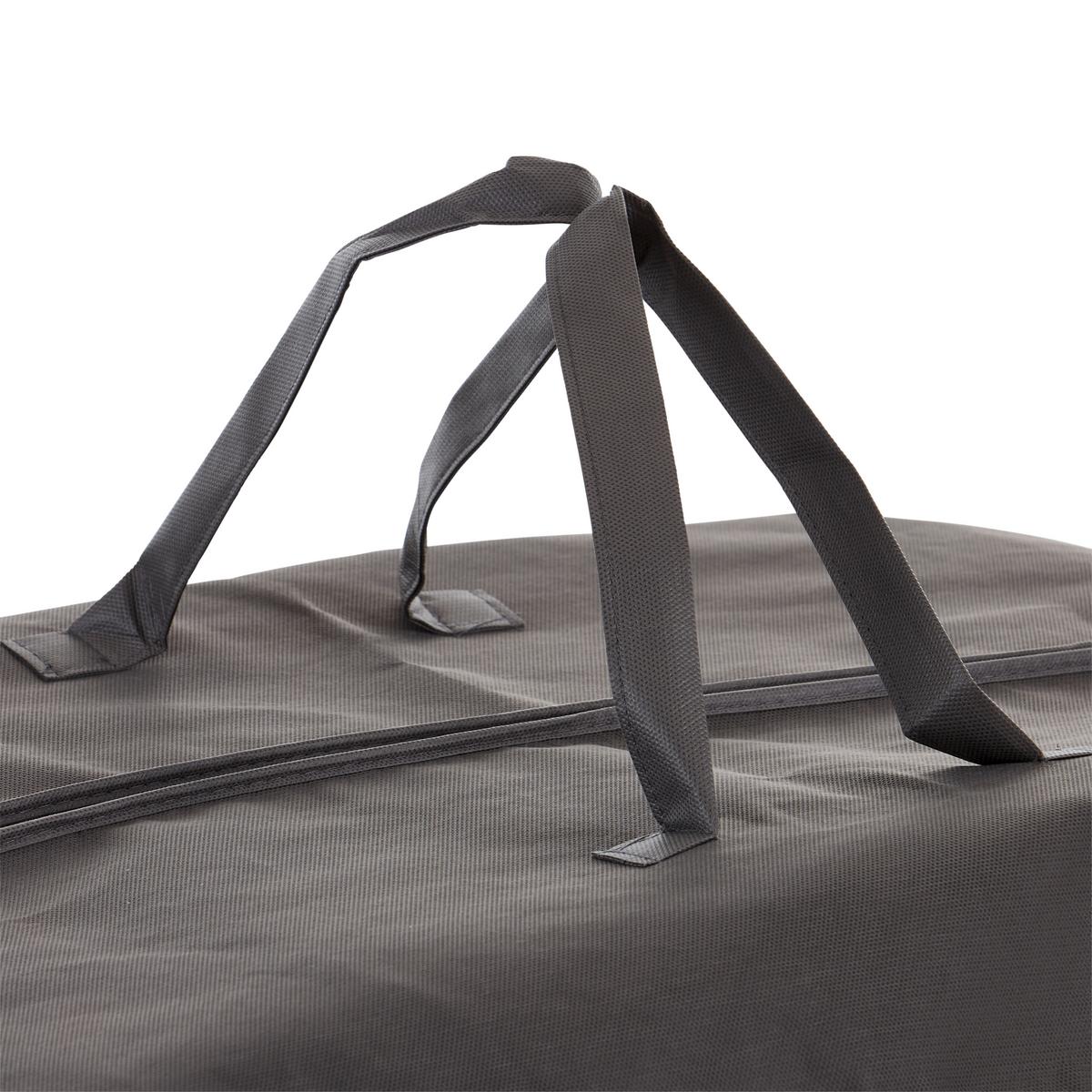 Auflagentasche für Palettenkissen 40x87x60 cm - Taupe/Transparent, Basics, Textil (40/87/60cm) - Acamp
