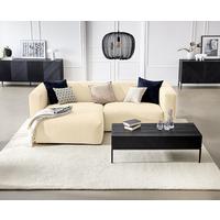 Ecksofa Bolt, Beige S: 255x160 cm - Beige, MODERN, Textil (255/160cm) - Trendmanufaktur