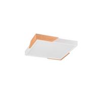 LED-Deckenleuchte R67191131  Meta - Weiß, Natur, Holz/Kunststoff (31,5/31,5/3,5cm)