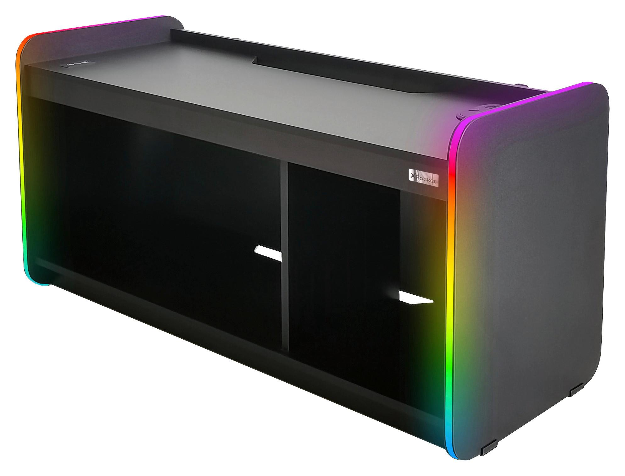 TV-Element Electra - Schwarz, MODERN, Holzwerkstoff (107/55/43cm) - X Rocker