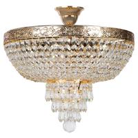 Kronleuchter Palace - Goldfarben, Trend, Glas/Metall (40/37/40cm) - MAYTONI