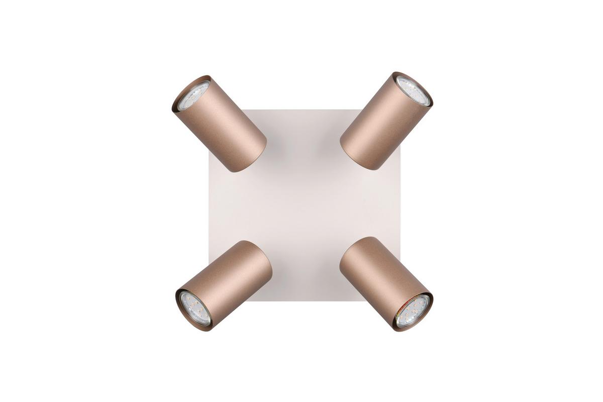 Strahler 802430465 marley - Braun/Grau, KONVENTIONELL, Metall (24/24/15cm) - Trio Leuchten