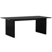 ESSTISCH Schwarz B: 200 cm - Schwarz, Design, Holzwerkstoff (200/100/75cm) - Livetastic