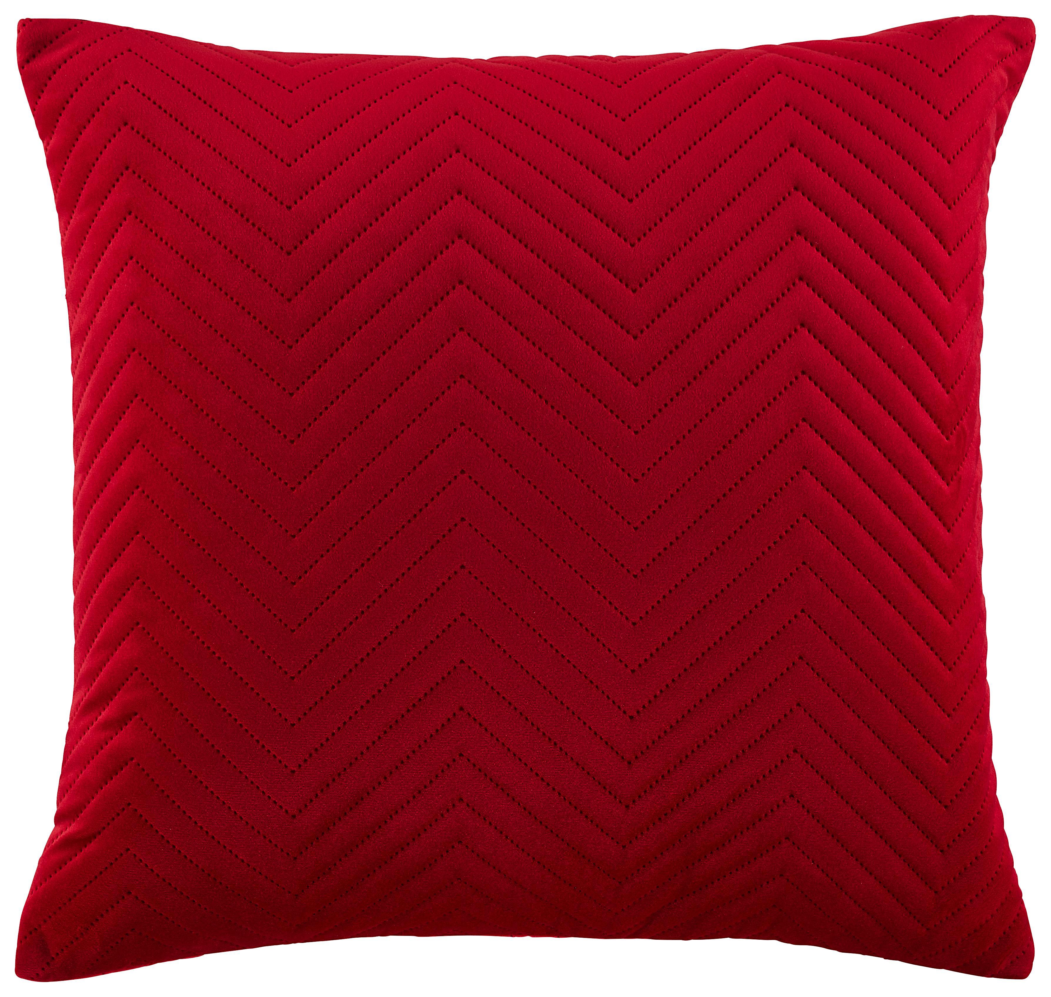 Zierkissen Isa - Rot, MODERN, Textil (45/45cm) - Luca Bessoni