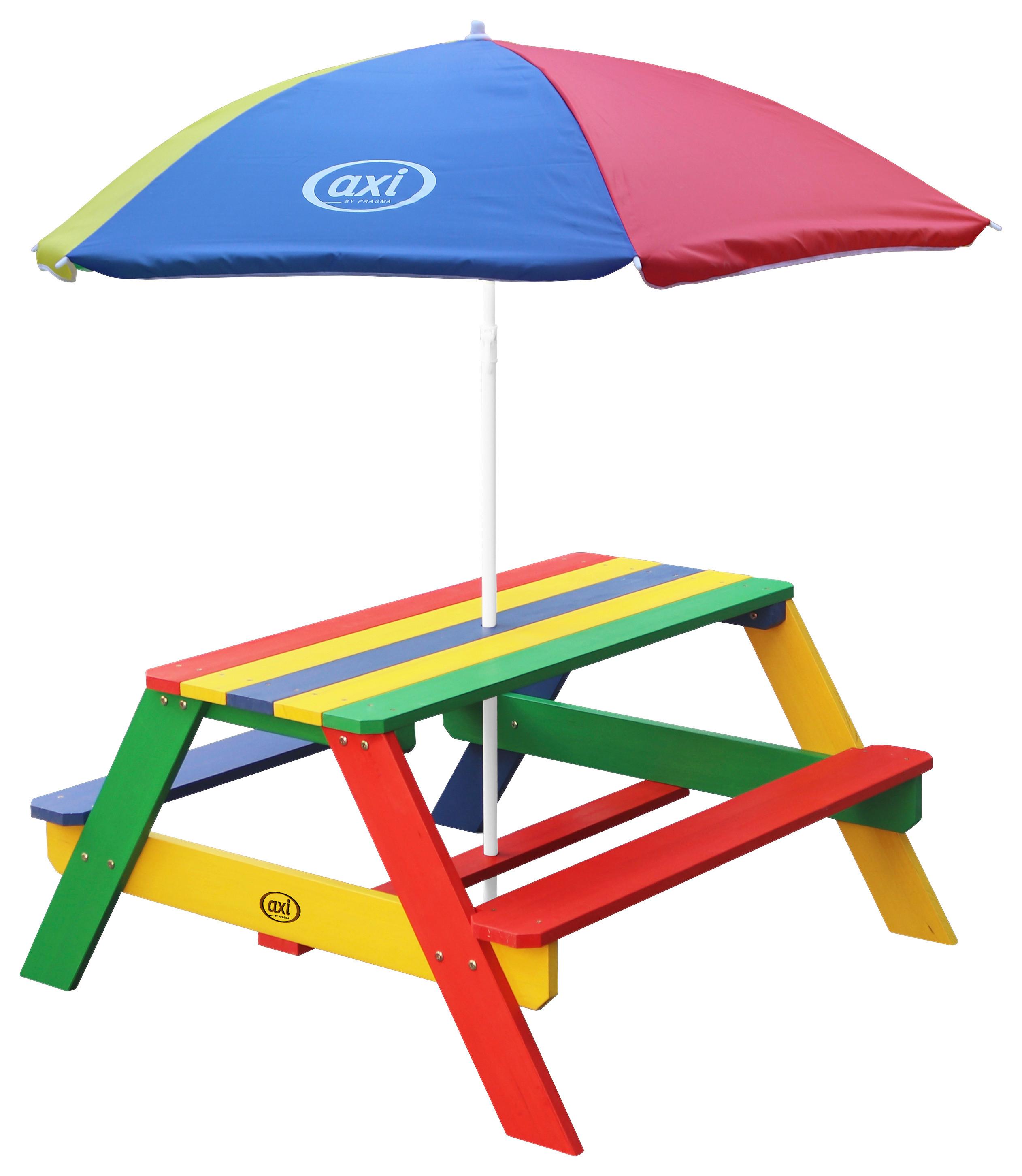 Kinder-gartenset A031.003.08 - Multicolor, KONVENTIONELL, Holz (97,7/48,7/95cm) - Ambia Garden