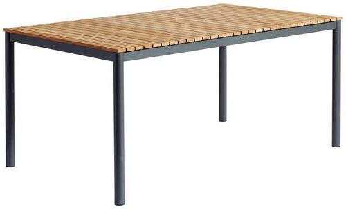 Gartentisch Mood Teakholz/Metall L 167,5 cm - Anthrazit/Teakfarben, KONVENTIONELL, Holz/Metall (167,5/100/74cm) - Gardenson