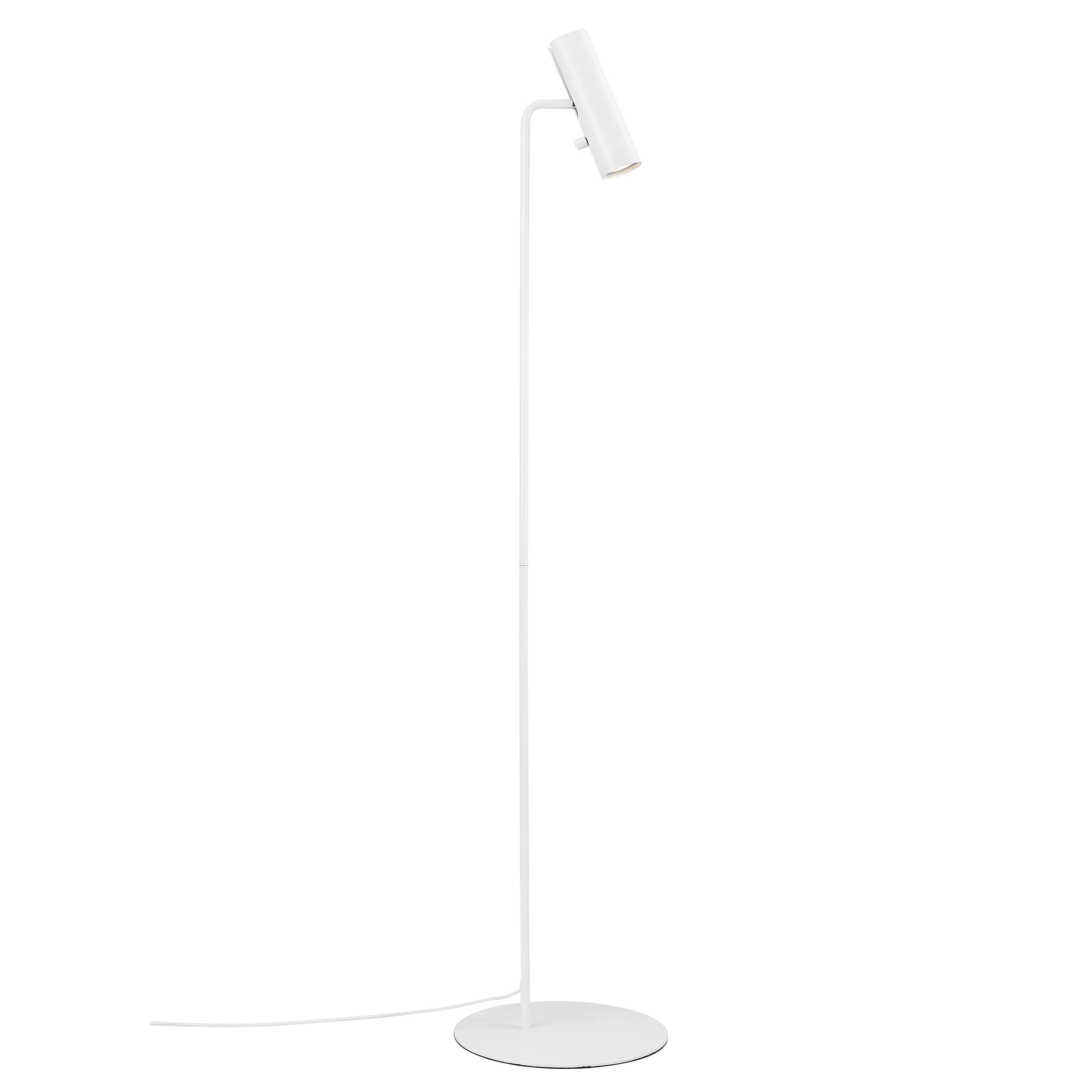 Stehleuchte Mib Weiß D: 6 cm - Weiß, Design, Metall (6/141cm) - Nordlux
