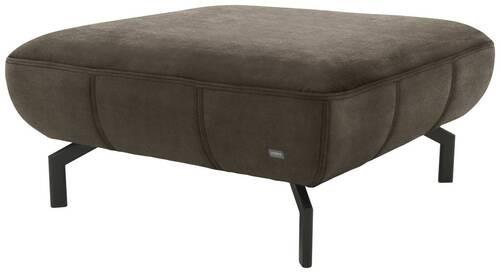 Hocker Looks Xiii - Dunkelgrün/Schwarz, Design, Textil (83/44/83cm) - LOOKS by W.Joop