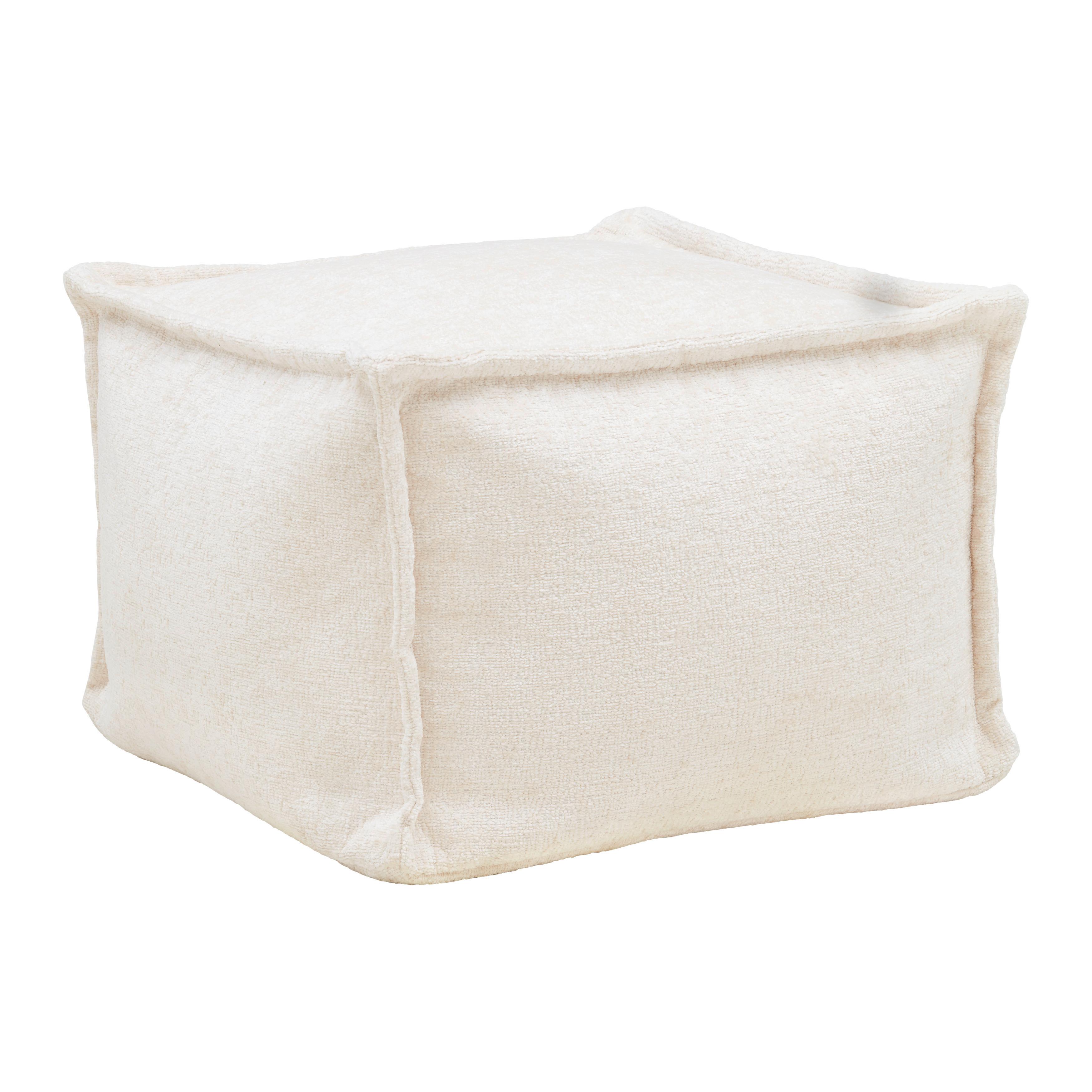 Taburetka CUBE MEGA, béžová, 270 litrov - béžová, Modern, textil (70/40/70cm) - Mömax