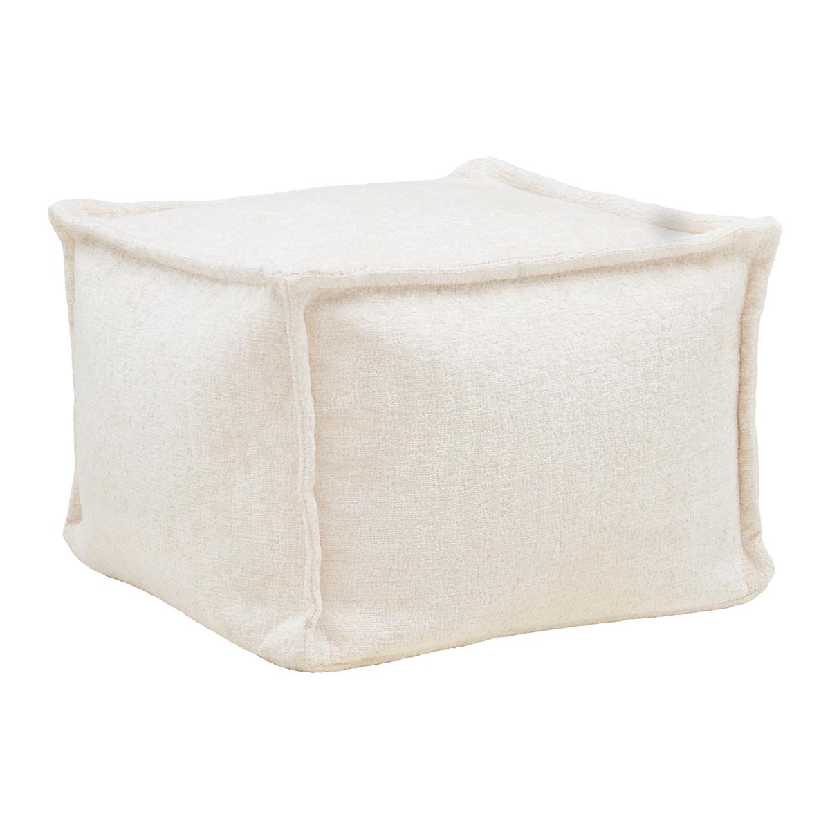 Taburet CUBE MEGA, béžová, 270 litrů - béžová, Moderní, textil (70/40/70cm) - Mömax