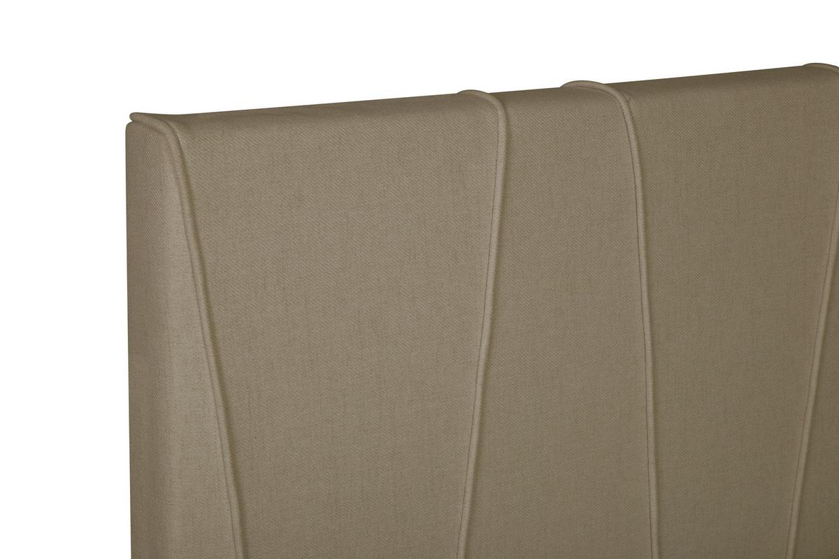 Boxspringbett Wels 140x200 cm Braun inkl. Topper - Schwarz/Braun, MODERN, Textil (140/200cm) - MID.YOU