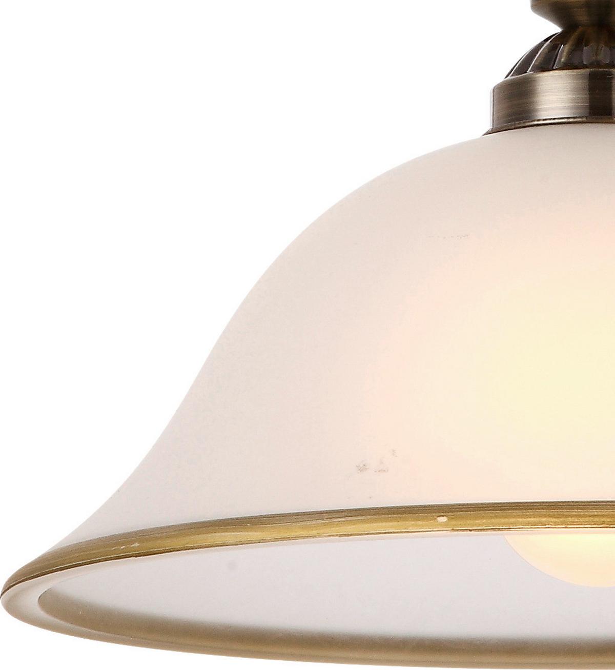 Hängeleuchte Rena H: 120 cm 1-Flammig, Antik-Look - ROMANTIK / LANDHAUS, Glas/Metall (30/120cm) - Globo